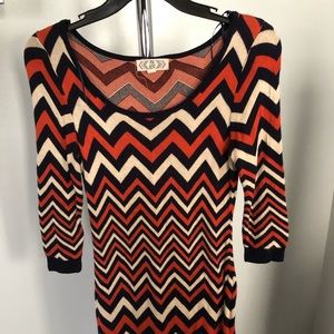 Pink rose women’s sweater dress worn twice!